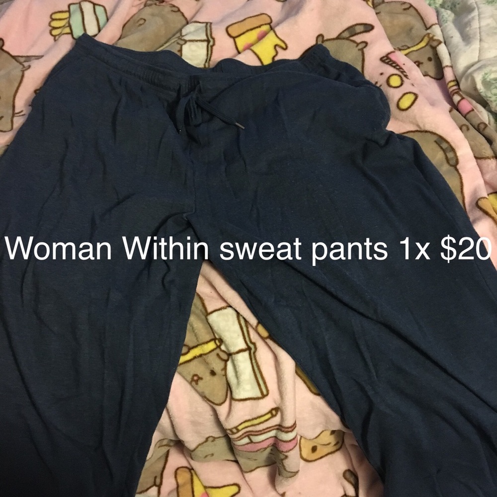Woman within sweats